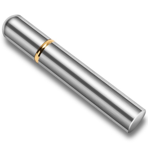 Aluminum cigar tube portable - tube,