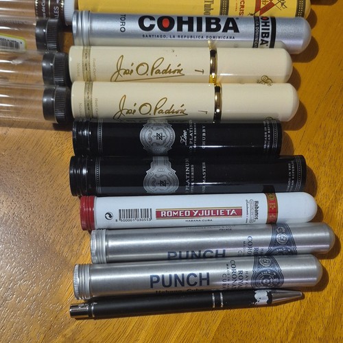 Aluminum glass cigar - aluminum,